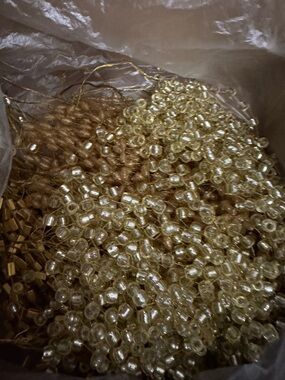 Bulk of gold color beaded branches